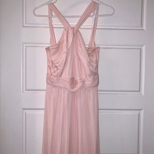 Blush bridesmaids dress